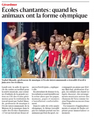 27 juin 2024 ecoles chantantes cp