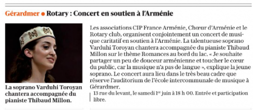 30 mai 2024 concert pour armenie